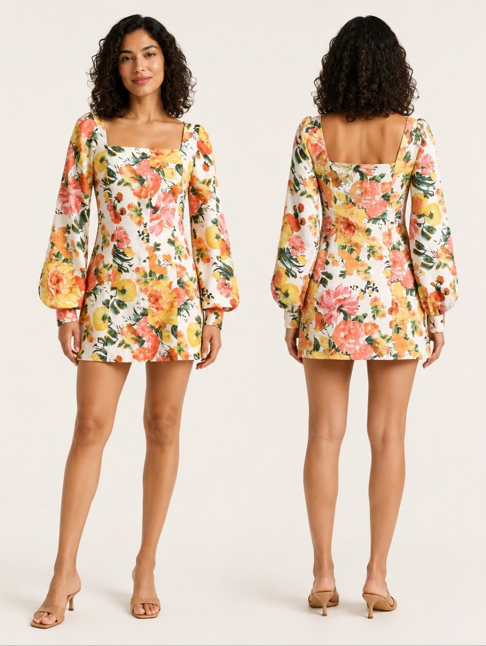 Cider Floral Mini Dress Size XS